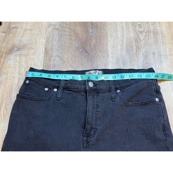 Madewell Womens Black Jeans Size 31 Mid-Rise Kick Out Flare - Picture 5 of 8